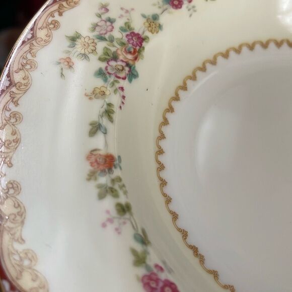 Lot of 4 Noritake China Dimity pattern dinner soup salad bowls. - Picture 6 of 10